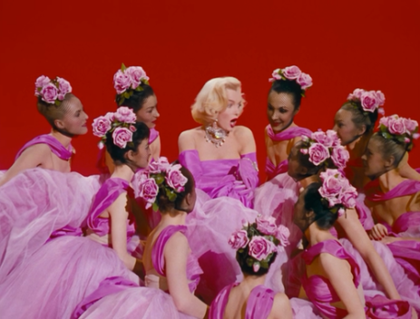 From here: http://fashion-and-film.tumblr.com/post/85687217485/gentlemen-prefer-blondes-1953